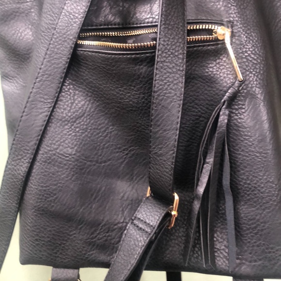 Juicy Couture Black Drawstring Backpack ﻿ ﻿